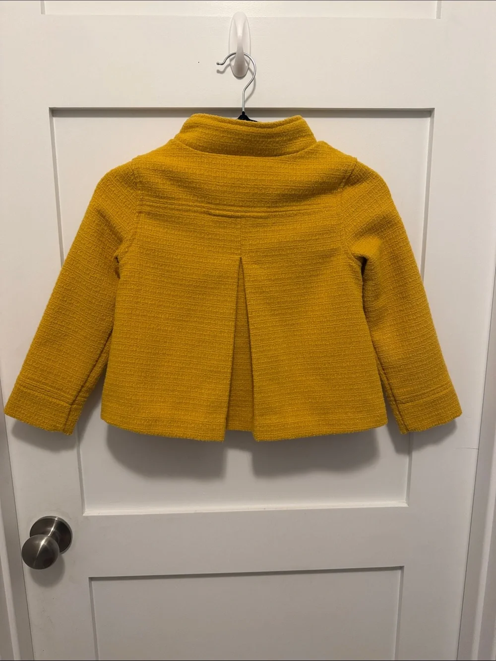 Gymboree Girls' Mustard Yellow Double-Breasted Pea Coat